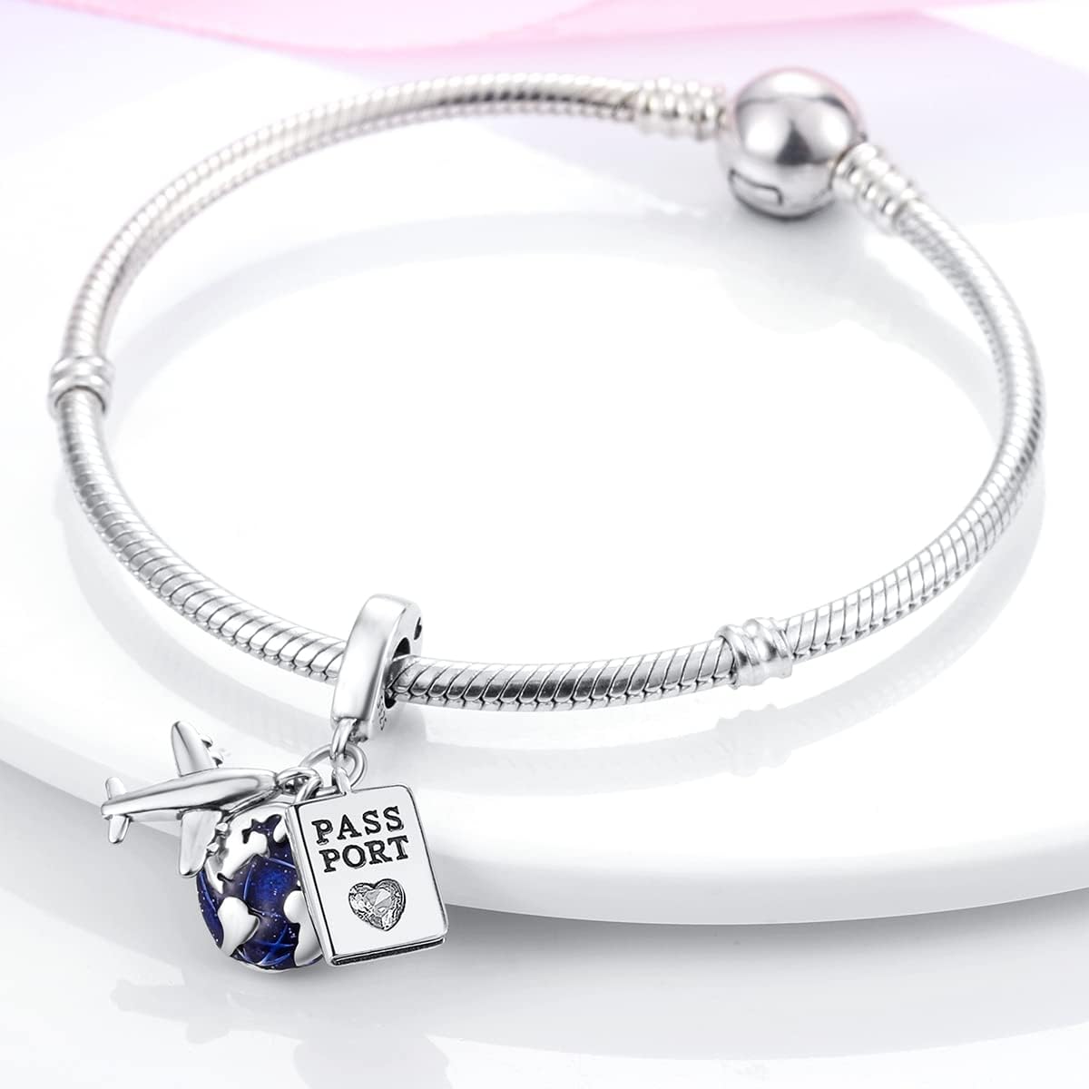 MULA 925 Silver Travel Charm