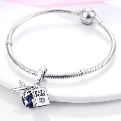 MULA 925 Silver Travel Charm