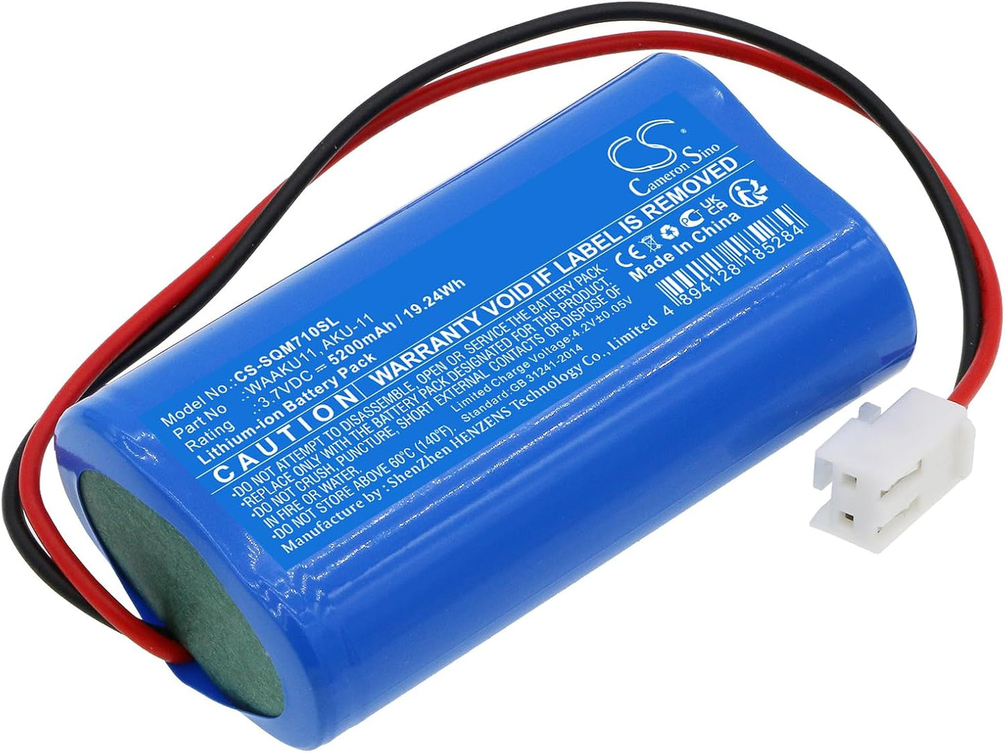 5200mAh Flujoy Battery for AKU-11 Compatible with SONEL PQM Series