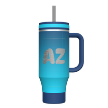 40oz Ombre Straw Tumbler - customized