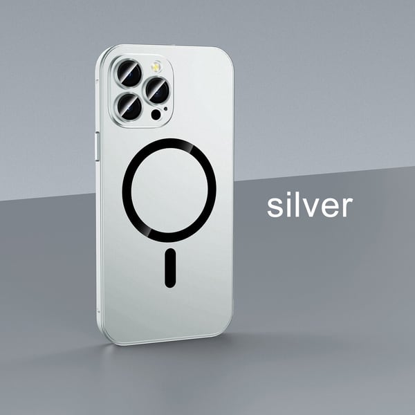 Metal Lens Glass Phone Case