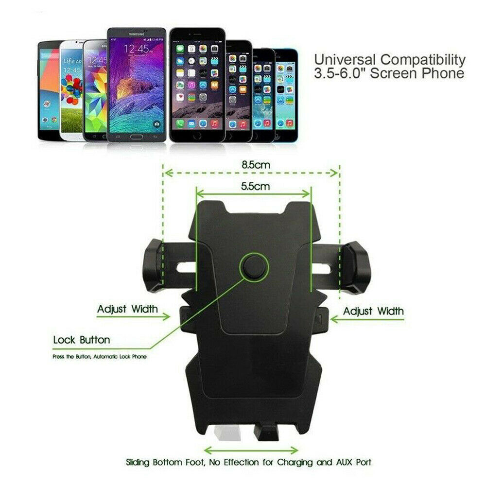 Rotatable In Car Suction Phone Holder Dashboard Windscreen Universal Mount
