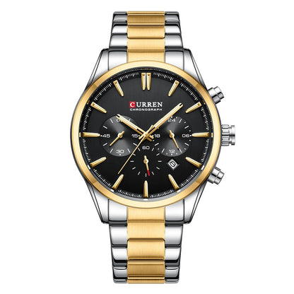 Men's Business Six-Hand Multifunction Quartz Watch