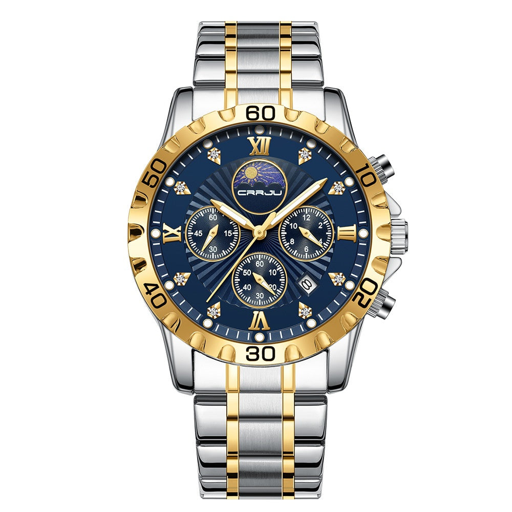 Men's Multifunctional Business Calendar Quartz Watch