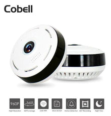 960P WiFi IP camera with 360-degree panoramic fish-eye lens