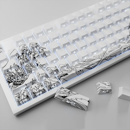 Light-transmitting Personalized Keycaps With Side Illumination For A Creative Touch