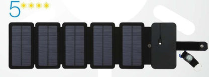 5V USB solar charger for gardening camping and travel