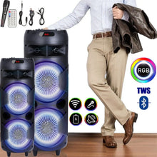 6000W wireless Bluetooth party speaker with subwoofer and powerful bass

