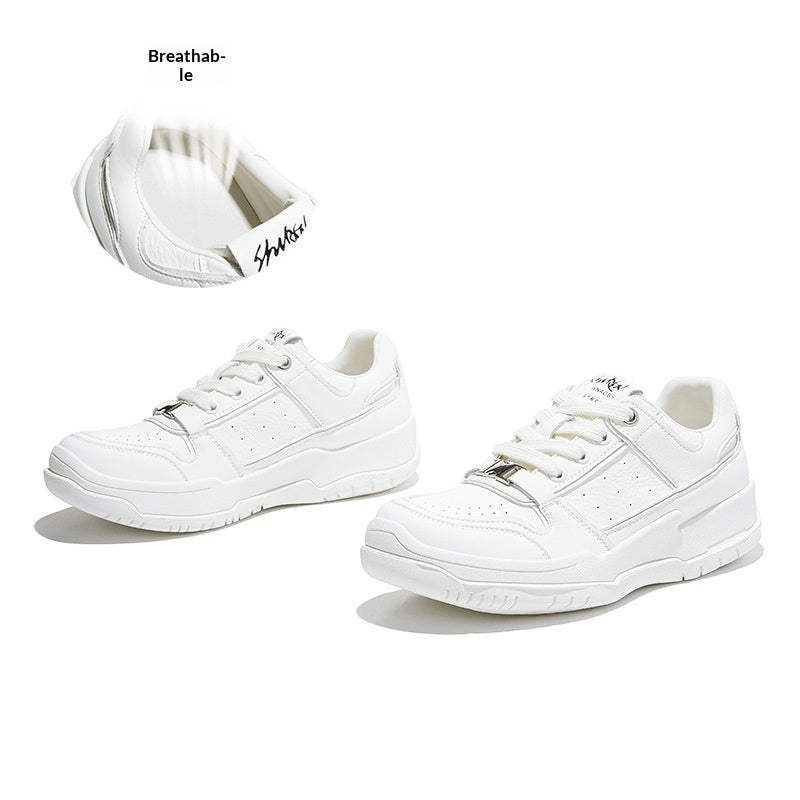 Chunky-soled Casual Versatile Flat Womens Shoes