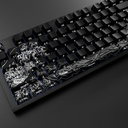 Light-transmitting Personalized Keycaps With Side Illumination For A Creative Touch