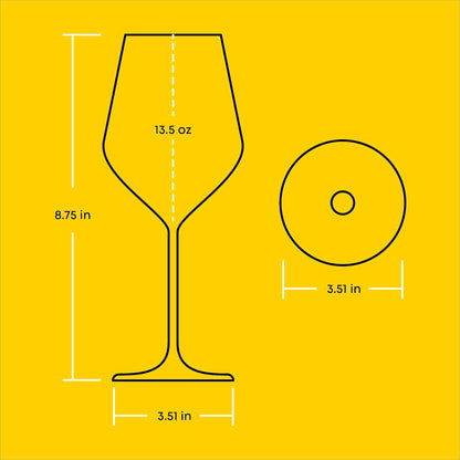 JoyJolt White Wine Glasses