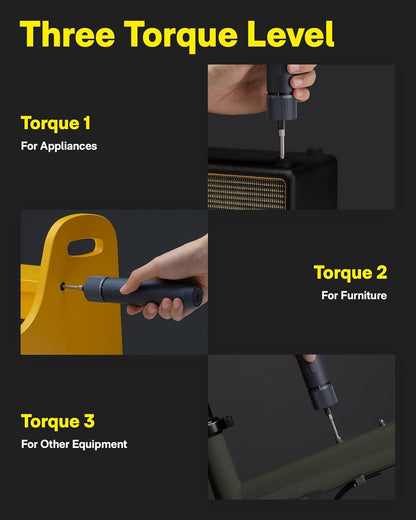 HOTO 3.6V Electric Screwdriver