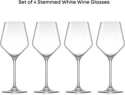JoyJolt White Wine Glasses
