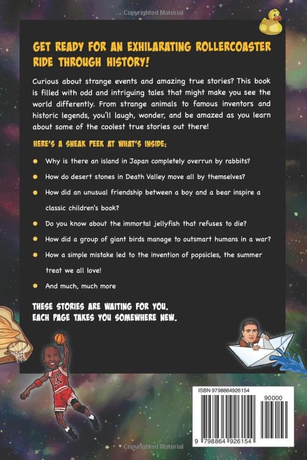 Kids adventure book with fun facts