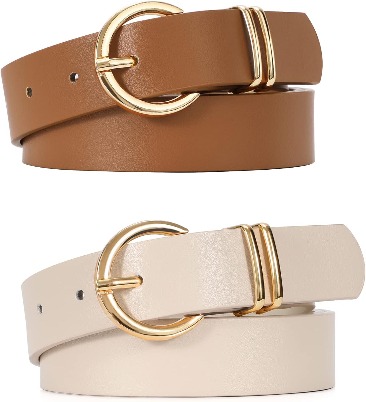 VONMELLI Women's Leather Belts