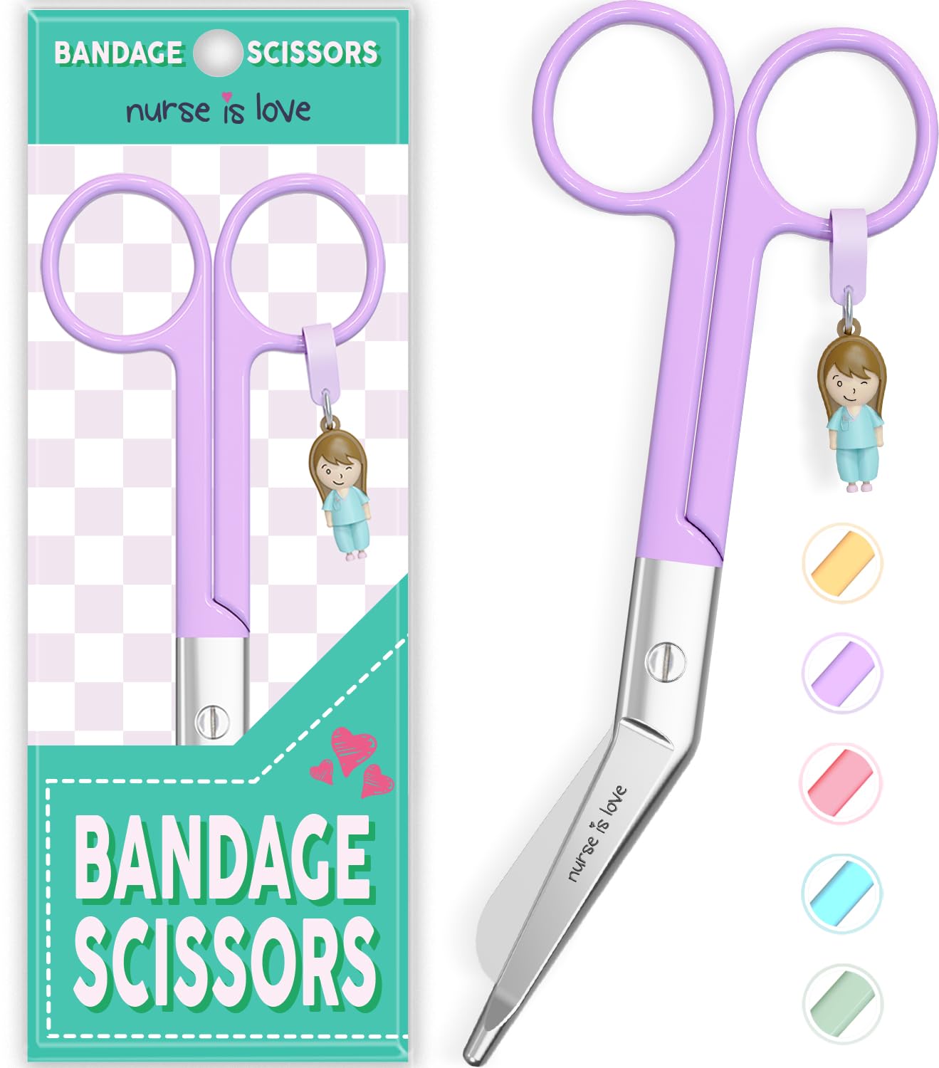 Stainless steel Lister bandage scissors

