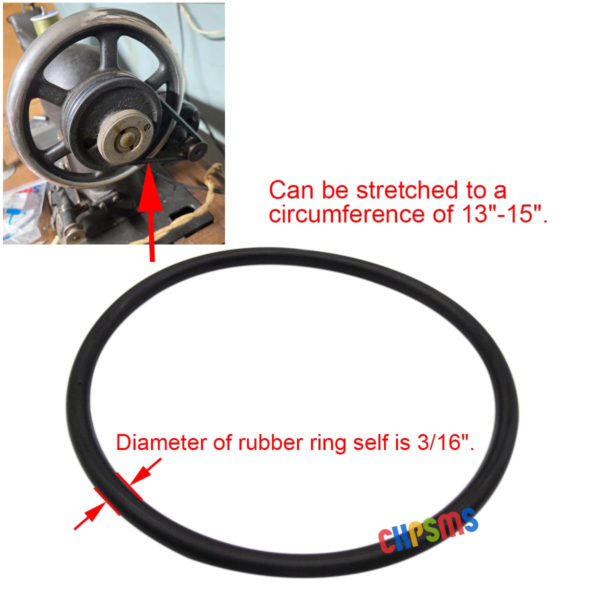 Universal Sewing Machine Motor Stretchable Belt


