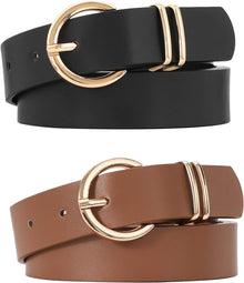 VONMELLI Women's Leather Belts