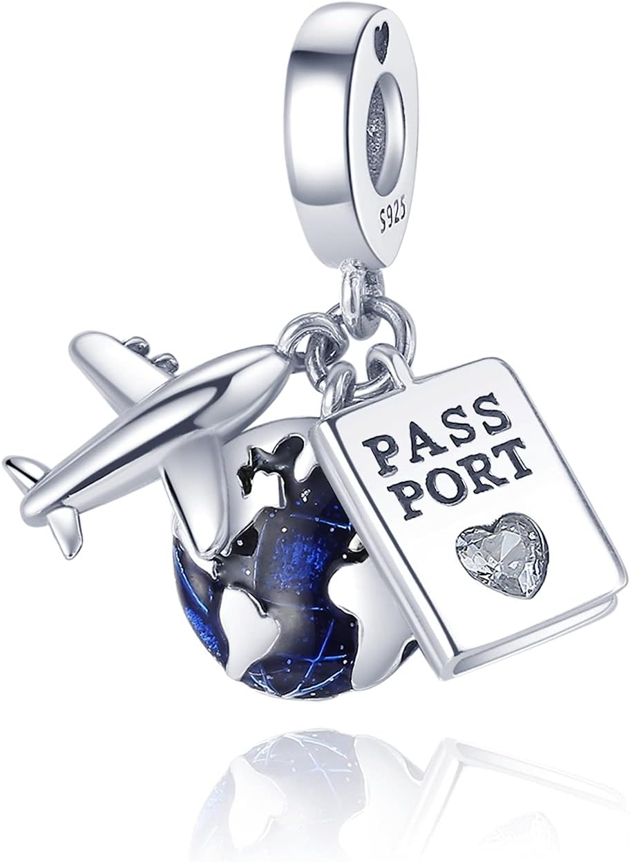 MULA 925 Silver Travel Charm