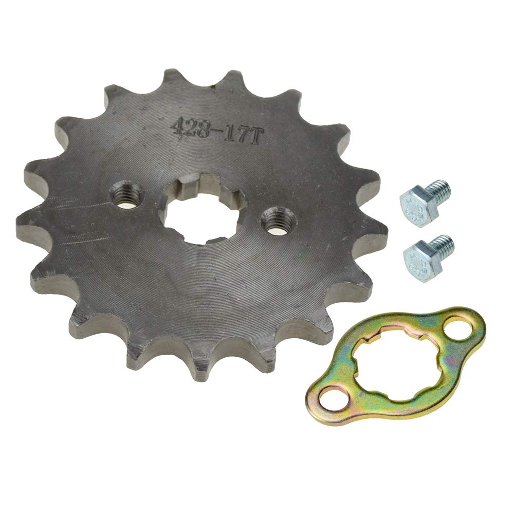 HIAORS 17T 17mm Front Sprocket for 50cc–125cc Bikes

