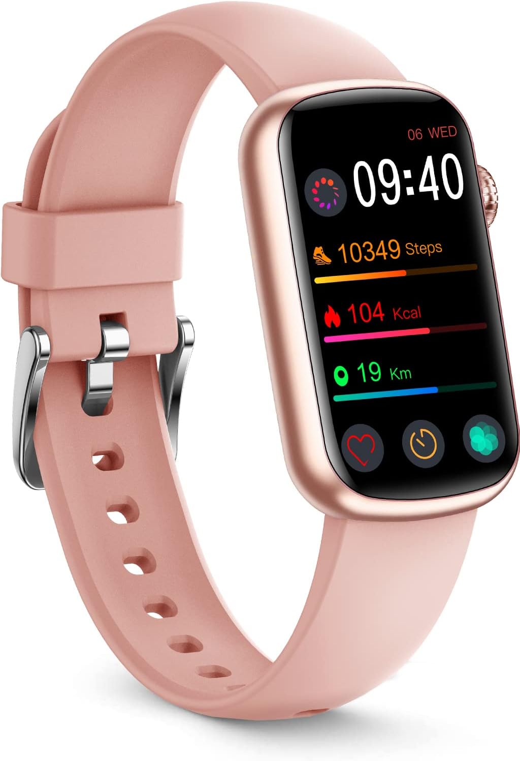 FITVII fitness tracker with health monitoring

