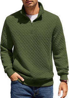 Quilted Sweatshirt