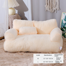 Luxury Plush Cat Bed -- FastCartUS -- product photography