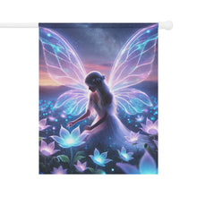 "Enchanted Twilight Fairy" Garden Flag