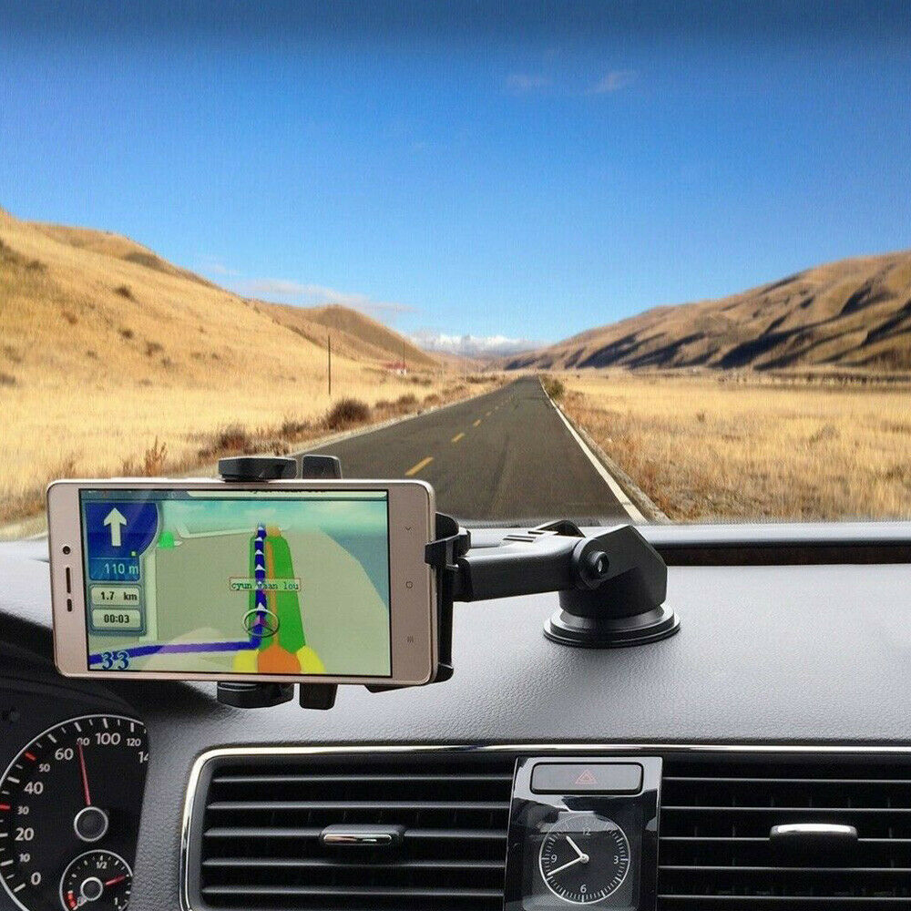 Rotatable In Car Suction Phone Holder Dashboard Windscreen Universal Mount