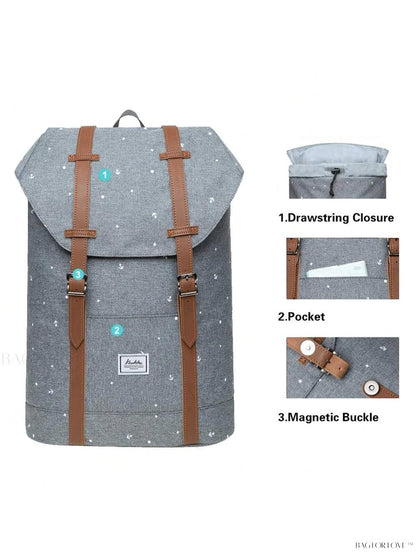 BagForLove - Retro Chic Women's Travel Backpack