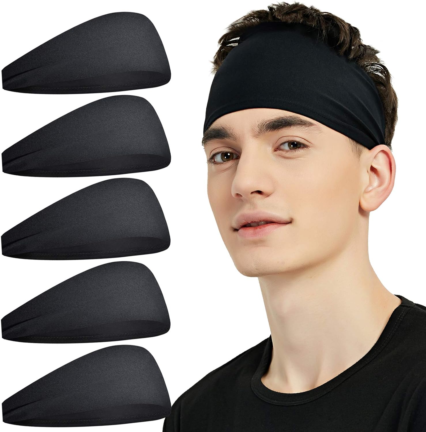 Men’s Moisture-Wicking Sports Headbands