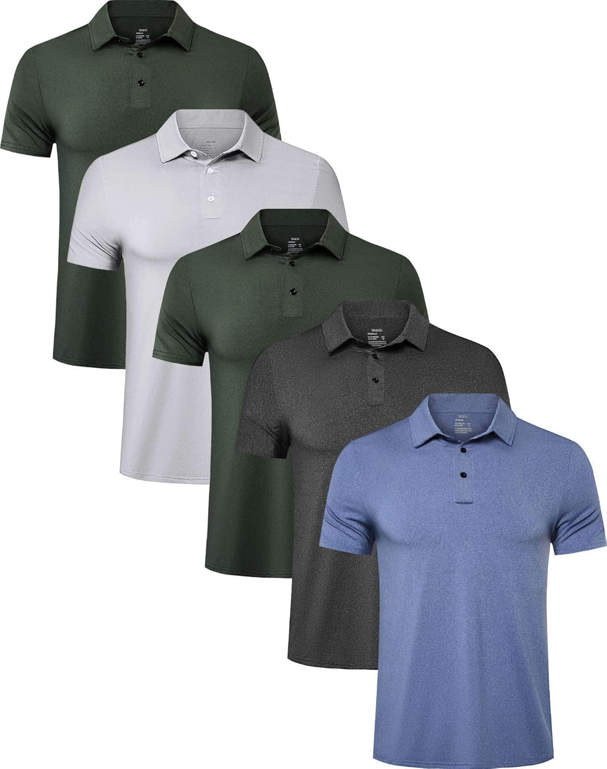 ELALEO Men's Polo Shirts 