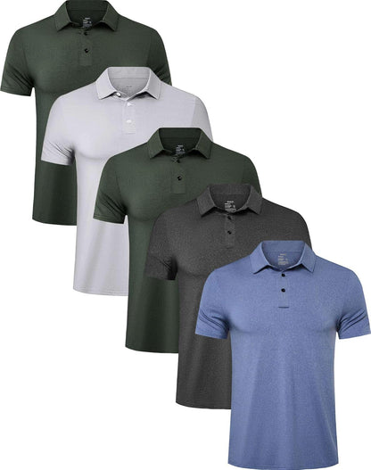 ELALEO Men's Polo Shirts 