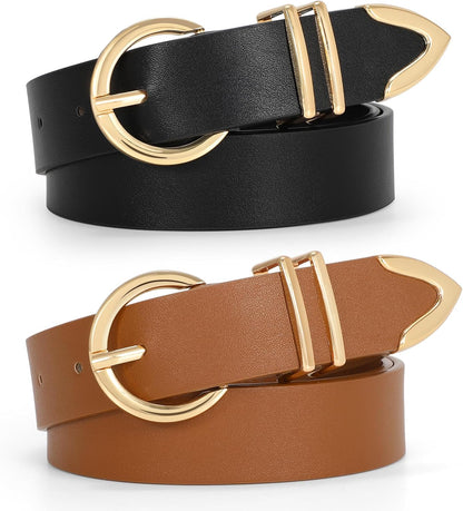 VONMELLI Women's Leather Belts