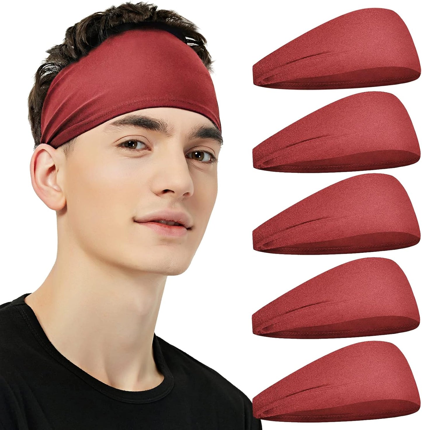 Men’s Moisture-Wicking Sports Headbands
