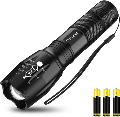Victoper LED Flashlight 2 Pack 