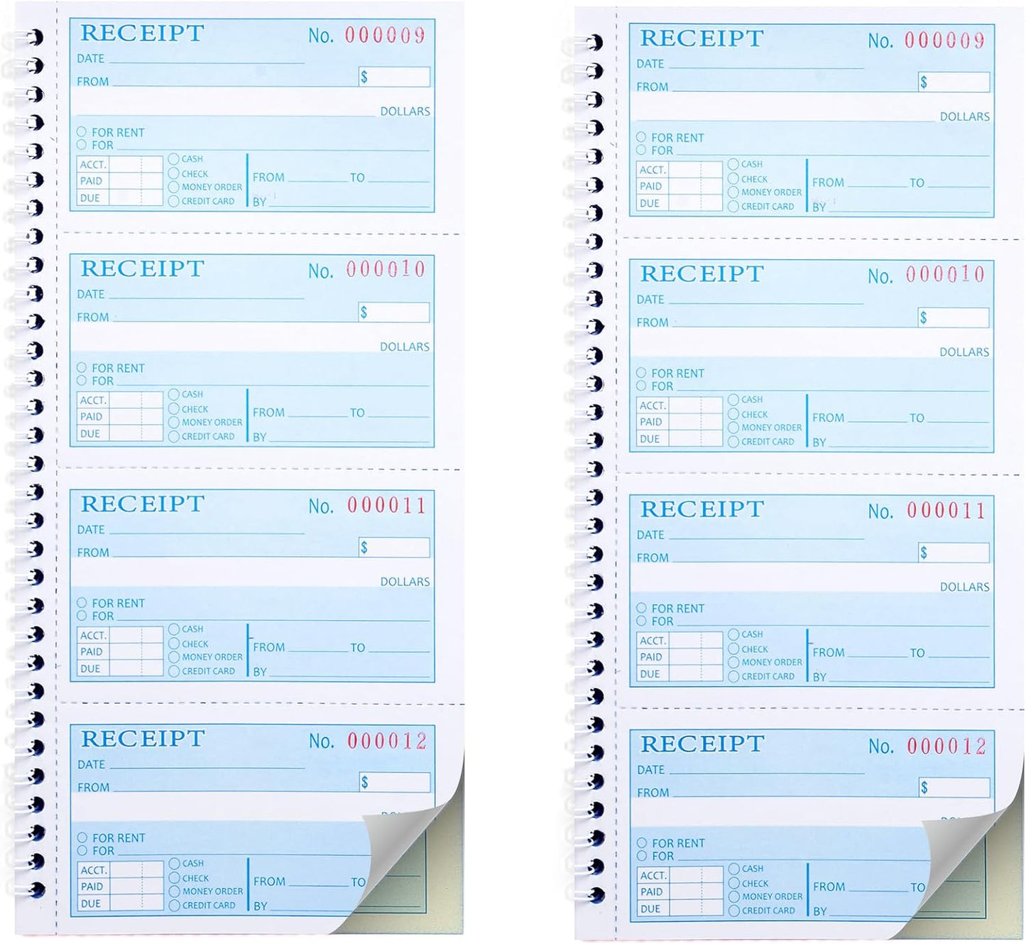 Receipt Book 3-Part