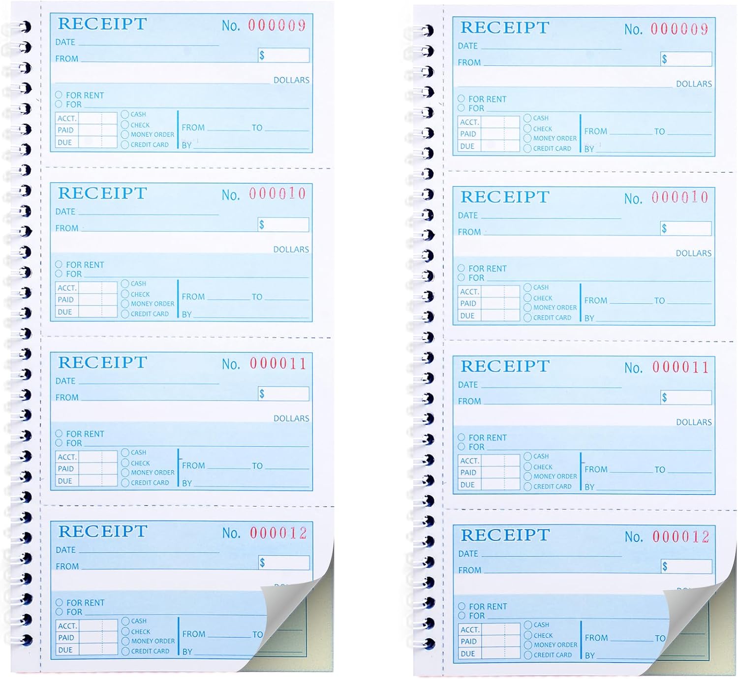 Receipt Book 3-Part