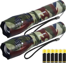 Victoper LED Flashlight 2 Pack 