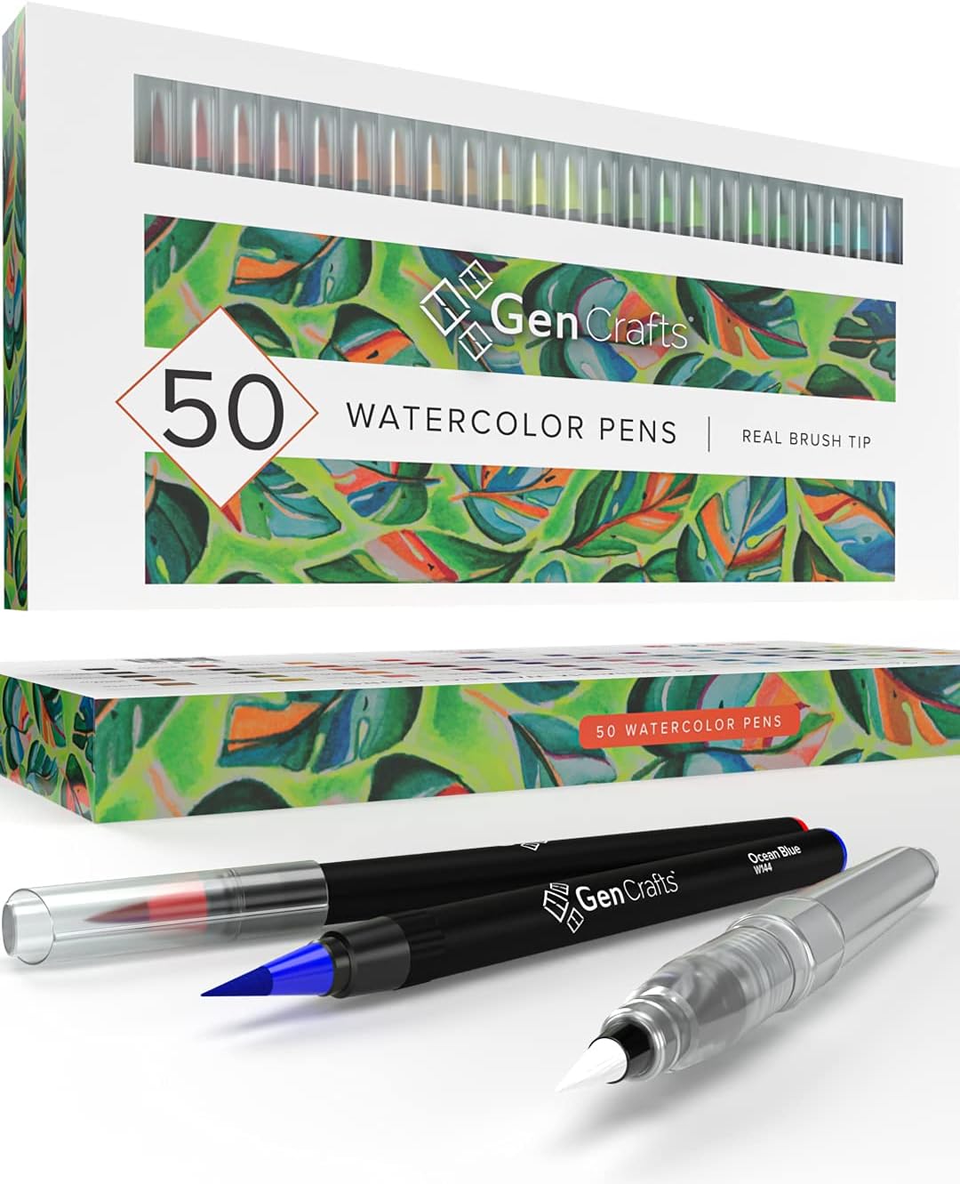 GenCrafts watercolor brush pens set 20