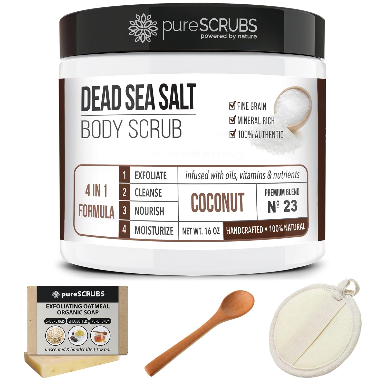 pureSCRUBS Coconut Body Scrub Set