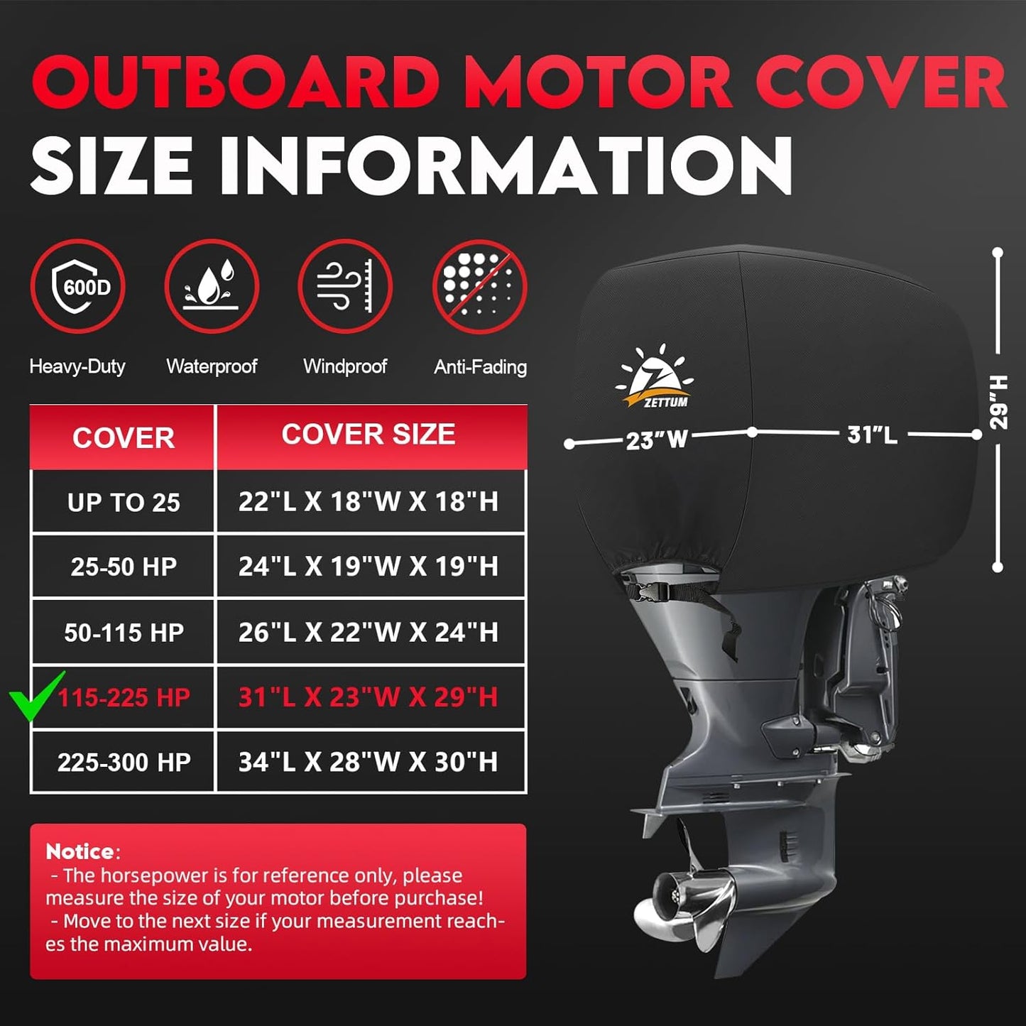 Outboard Motor Cover