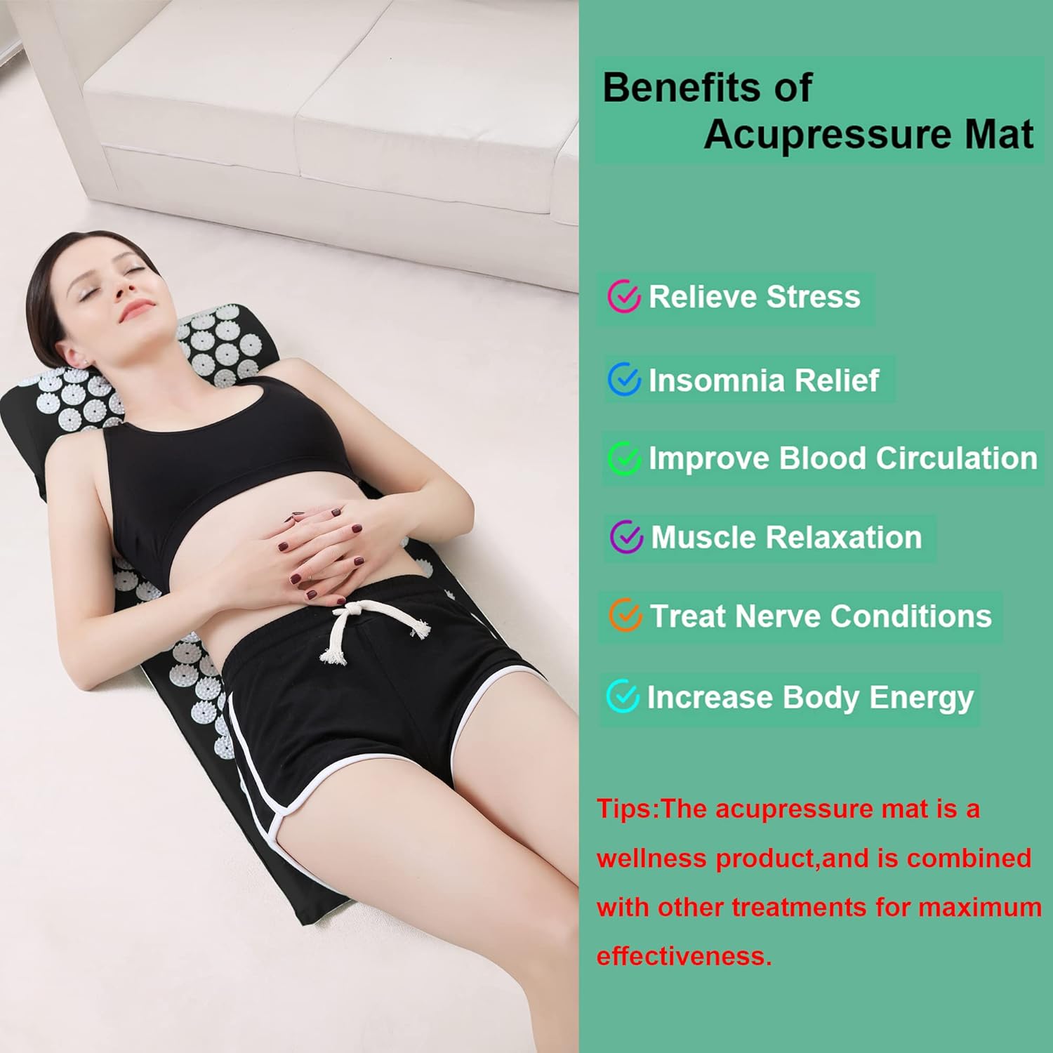 XiaoMaGe Acupressure Mat Set