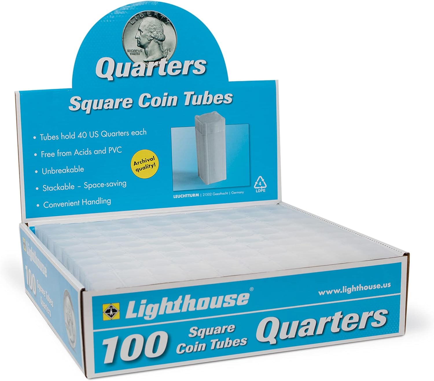 Lighthouse Coin Tubes