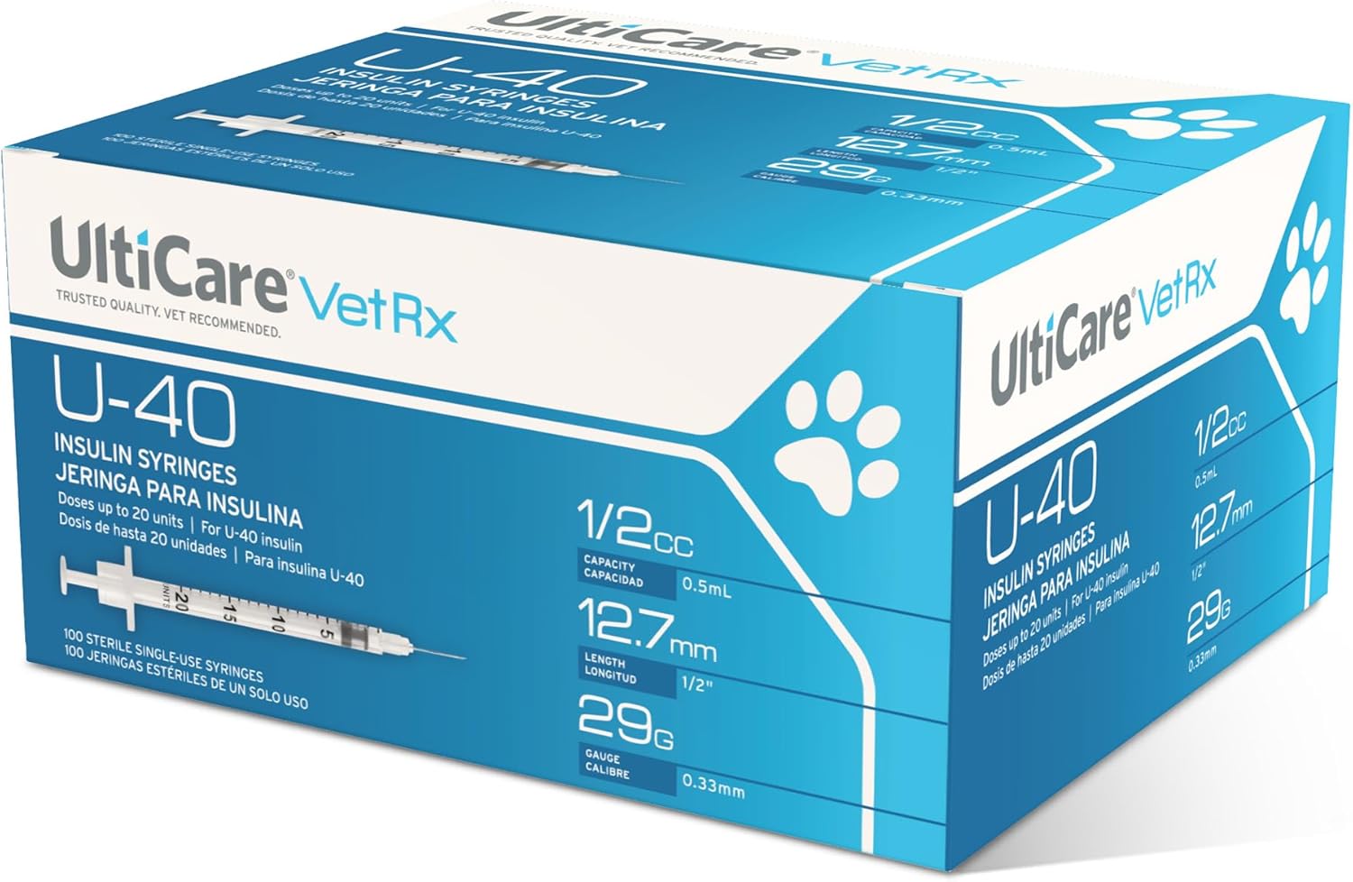 UltiCare U-40 Pet Insulin Syringes