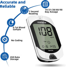 Metene TD-4116 Glucose Monitor Kit