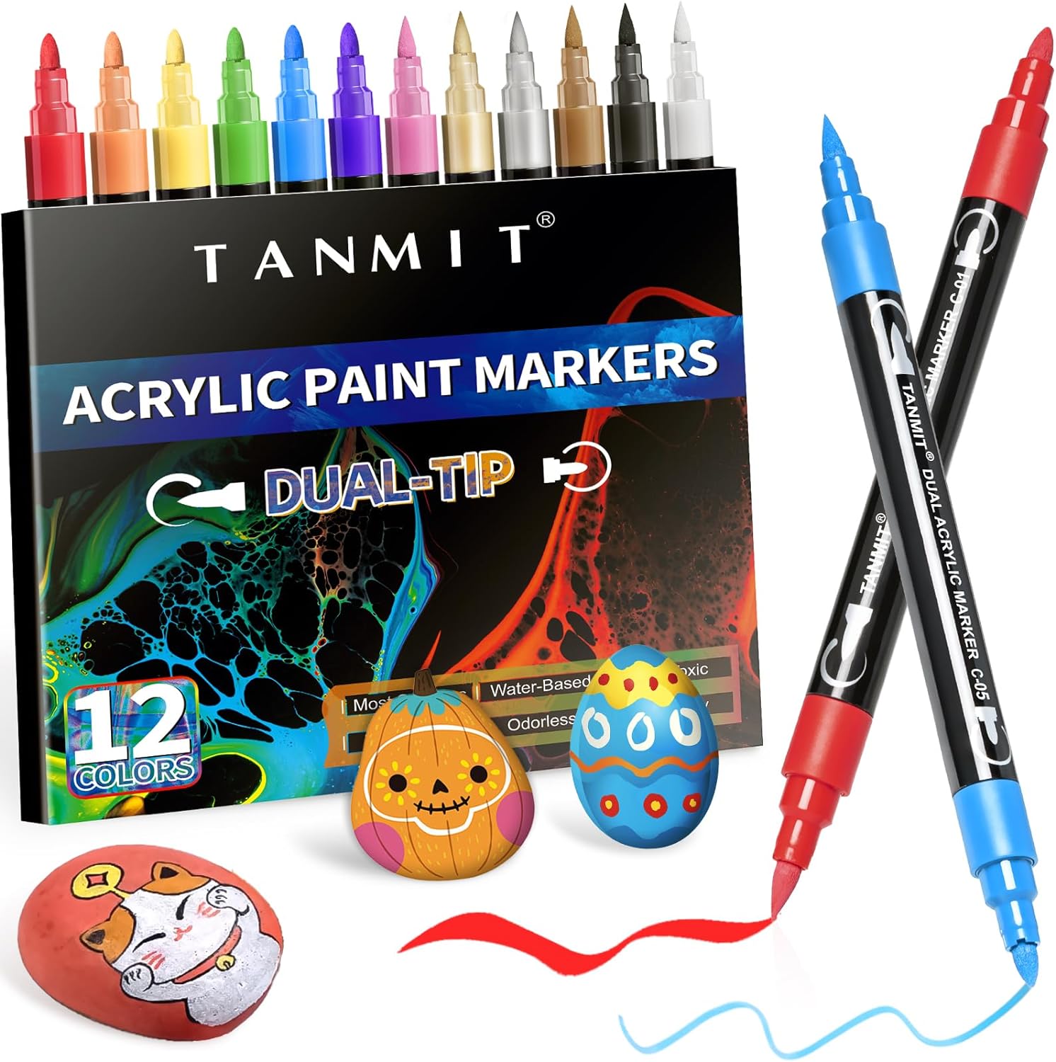 48 Colors Acrylic Paint Pens