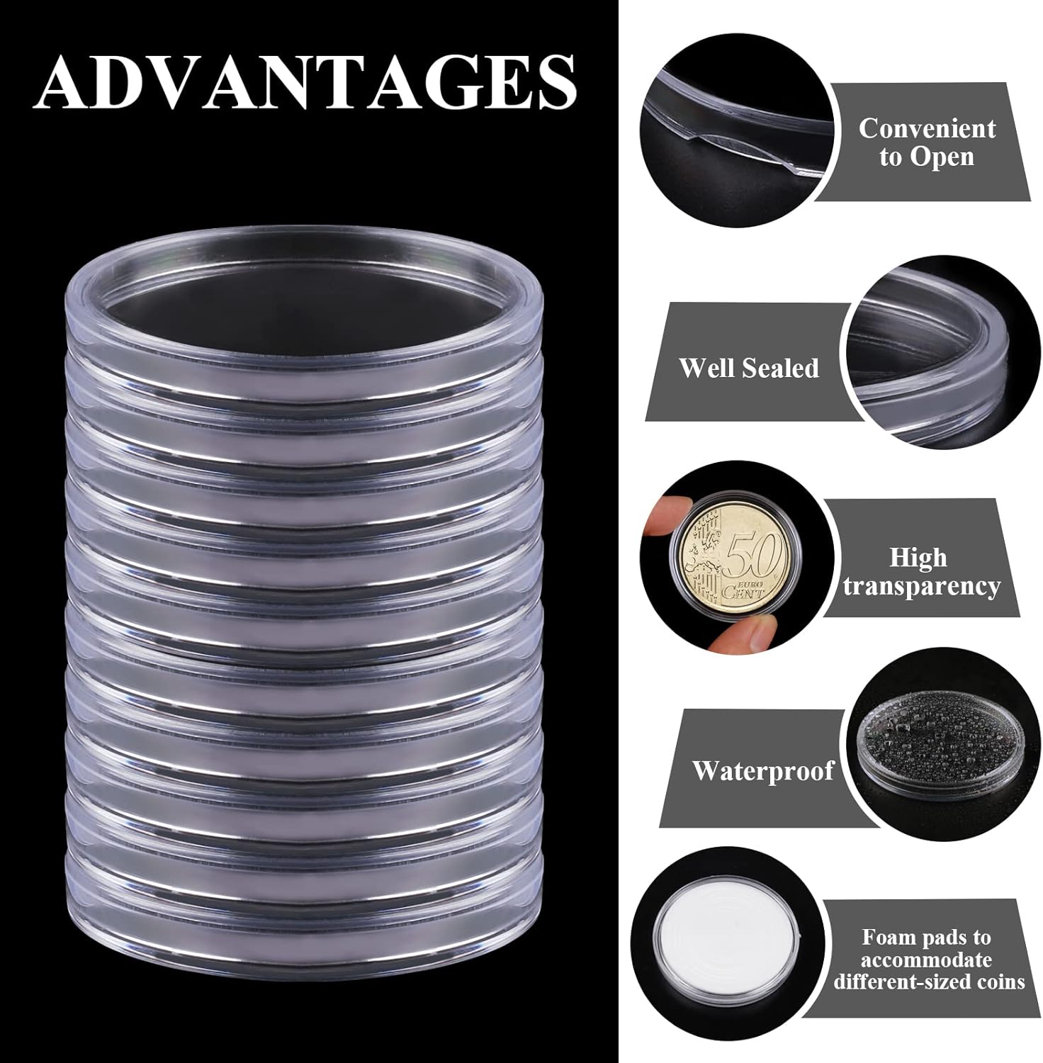 60 Coin Capsules