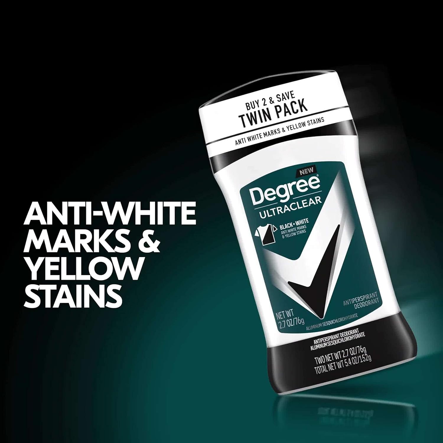 Degree Men Deodorant Black+White 