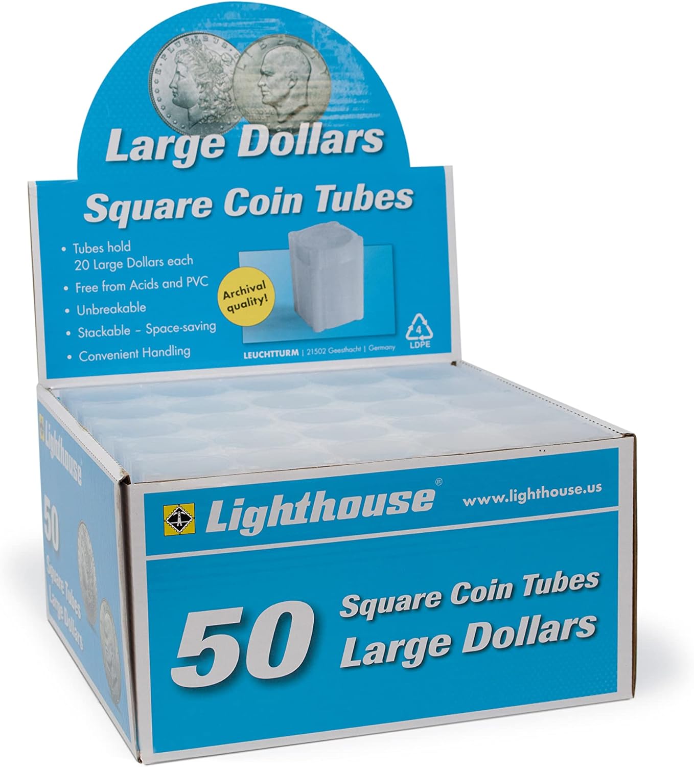 Lighthouse Coin Tubes